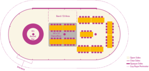 Sperry_Tent_Layout__10m x 21m Sperry with banquet style dining