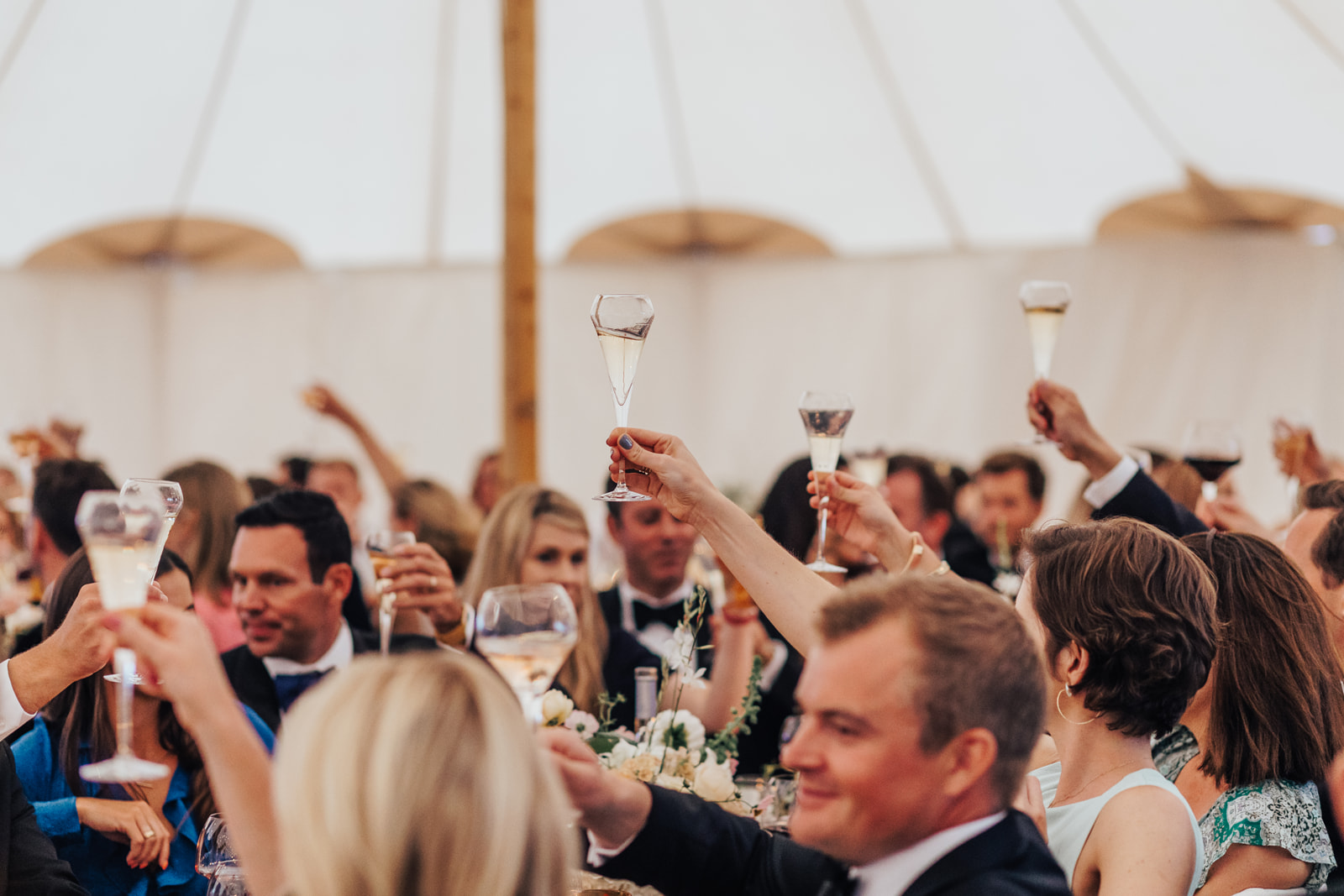 Lora & Daves Garden Sperry Tent Wedding: Images by Rebecca Carpenter Photography